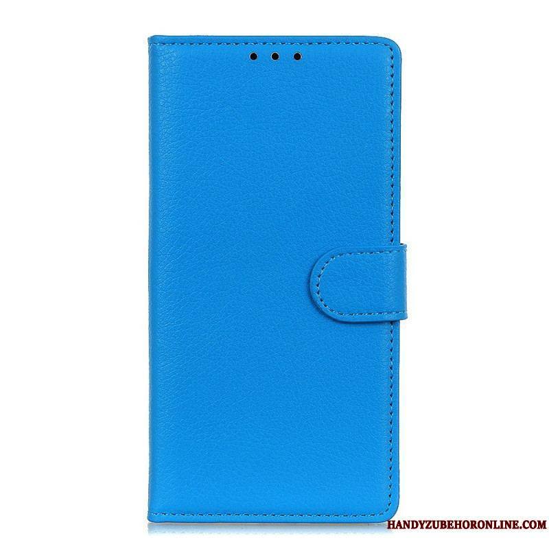 Housse Sony Xperia 1 IV Simili Cuir Litchi Traditionnel