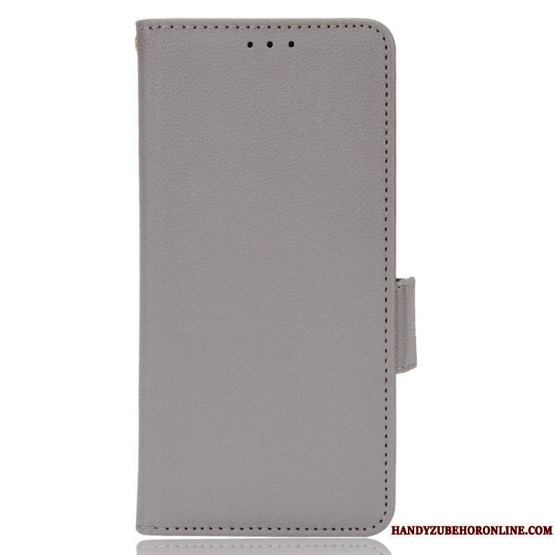 Housse Sony Xperia 1 IV Style Cuir Litchi Traditionnel