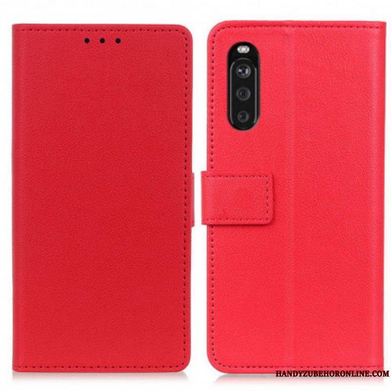 Housse Sony Xperia 10 III Simili Cuir Classique