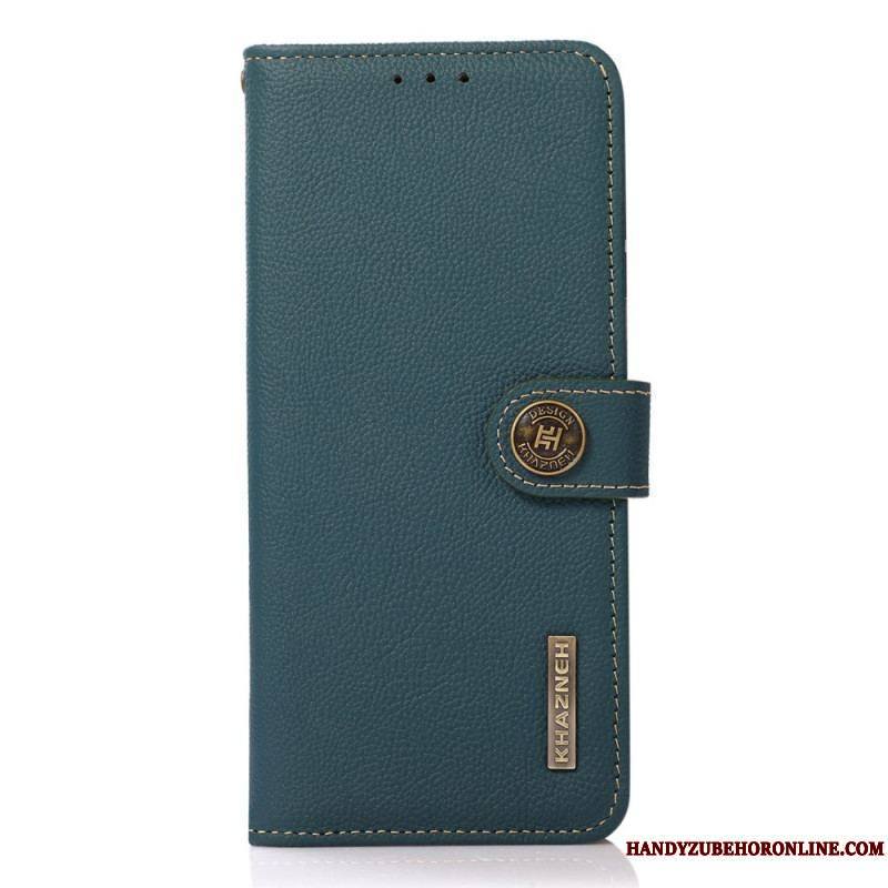 Housse Sony Xperia 10 IV Cuir Véritable KHAZNEH RFID