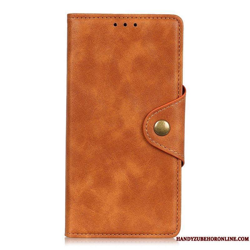 Housse Sony Xperia 10 IV Simili Cuir Bouton