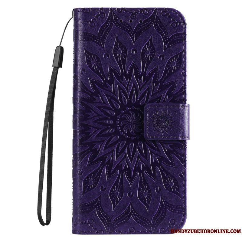 Housse Sony Xperia 5 IV Mandala Soleil avec Lanière