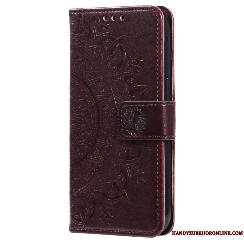 Housse Sony Xperia 5 IV Mandala Soleil à Lanière