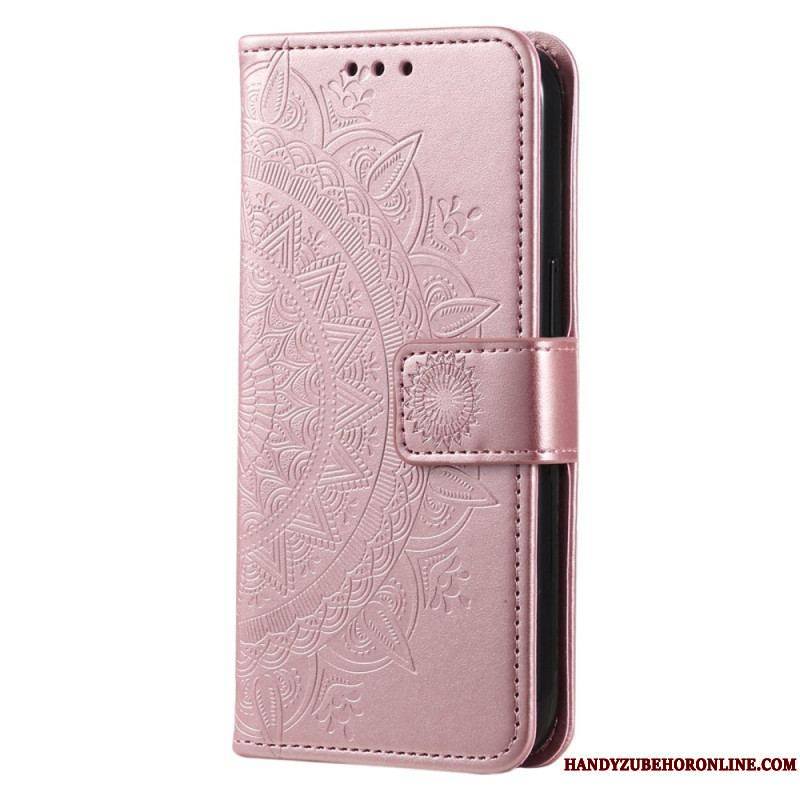 Housse Sony Xperia 5 IV Mandala Soleil à Lanière