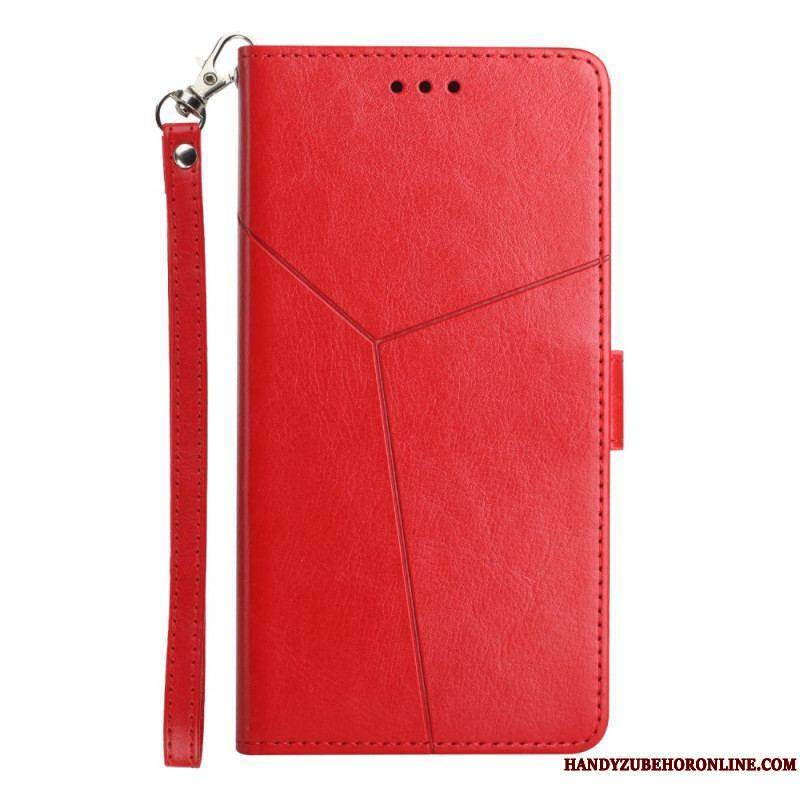 Housse Sony Xperia 5 IV Motif Y à Lanière