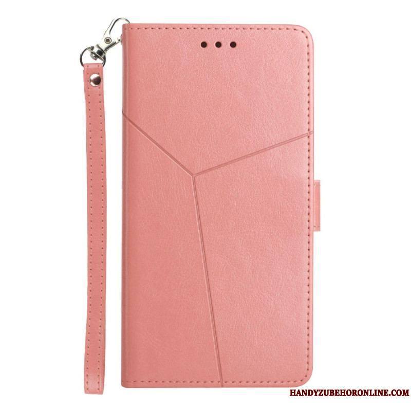 Housse Sony Xperia 5 IV Motif Y à Lanière