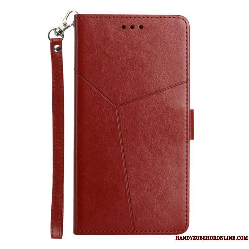Housse Sony Xperia 5 IV Motif Y à Lanière