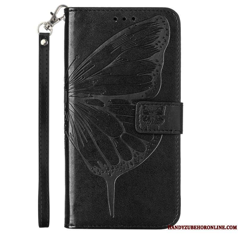 Housse Sony Xperia 5 IV Papillon Baroque à Lanière