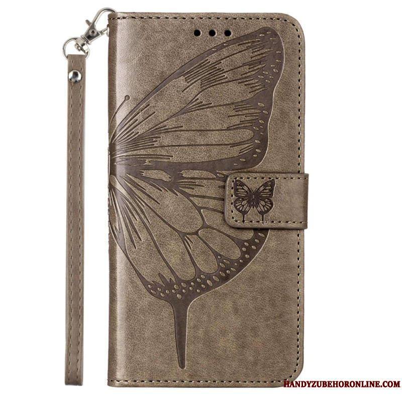 Housse Sony Xperia 5 IV Papillon Baroque à Lanière