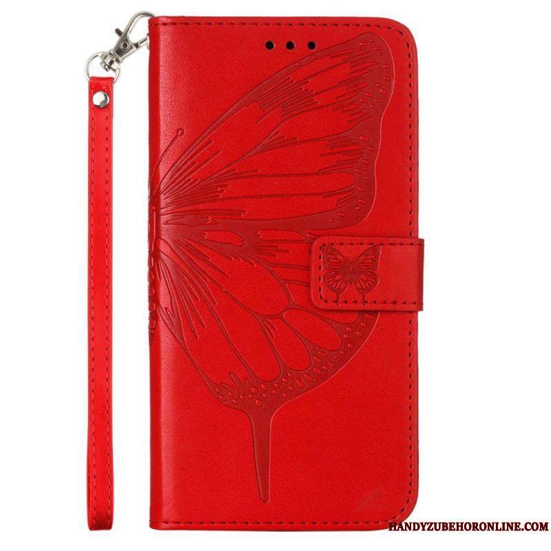 Housse Sony Xperia 5 IV Papillon Baroque à Lanière