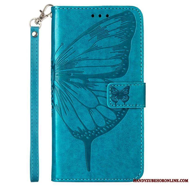 Housse Sony Xperia 5 IV Papillon Baroque à Lanière