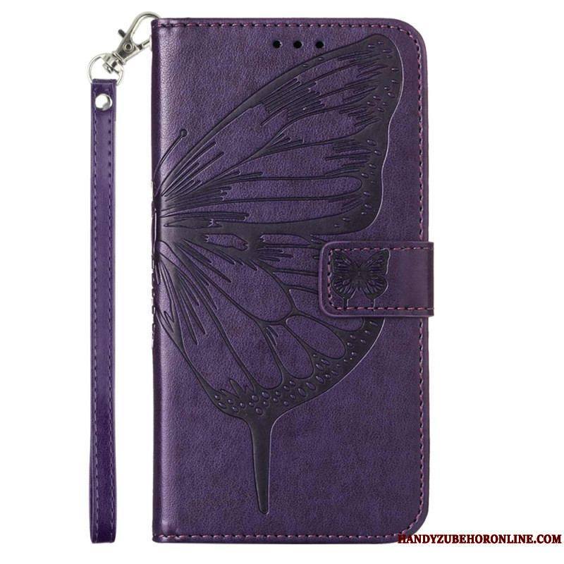 Housse Sony Xperia 5 IV Papillon Baroque à Lanière