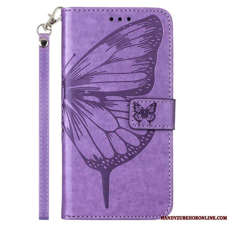 Housse Sony Xperia 5 IV Papillon Baroque à Lanière