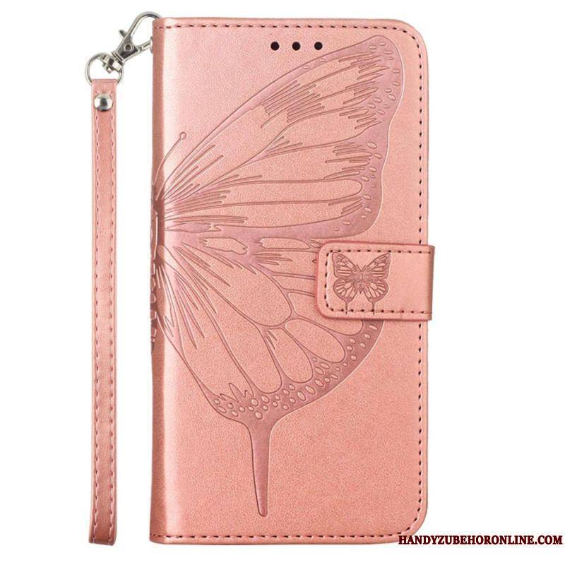 Housse Sony Xperia 5 IV Papillon Baroque à Lanière