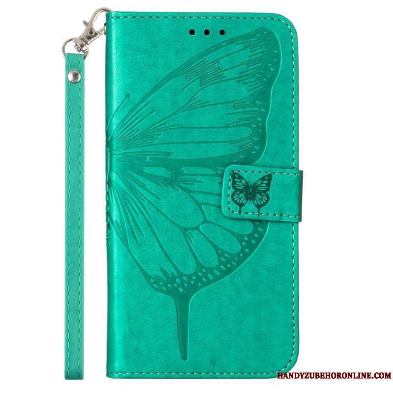 Housse Sony Xperia 5 IV Papillon Baroque à Lanière
