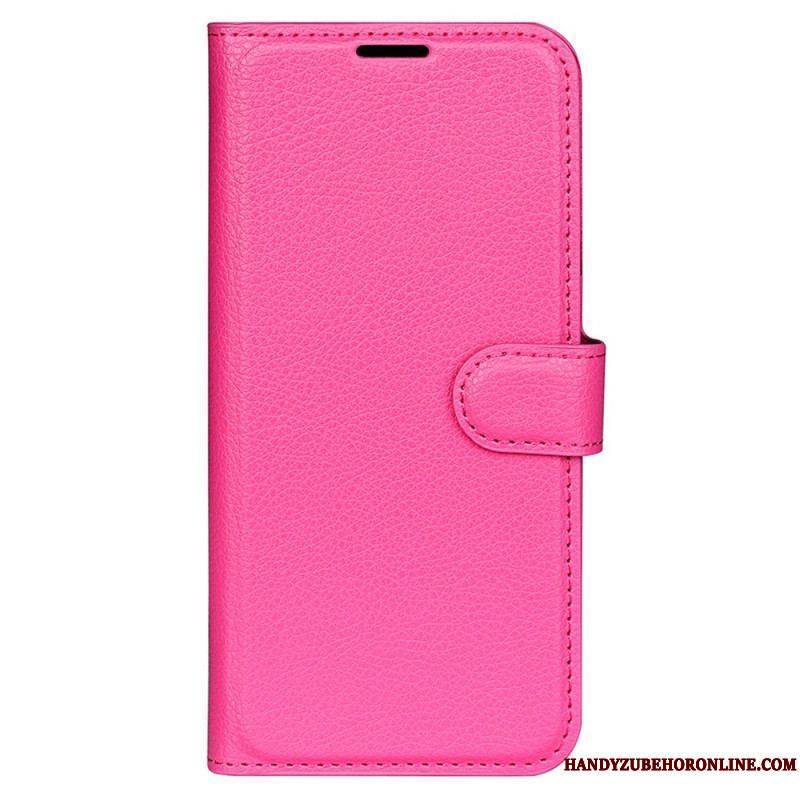 Housse Sony Xperia 5 IV Simili Cuir Litchi Classique