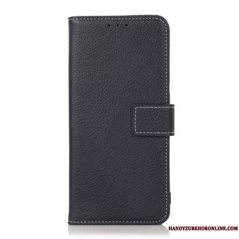 Housse Sony Xperia Pro-I Litchi Coutures Apparentes