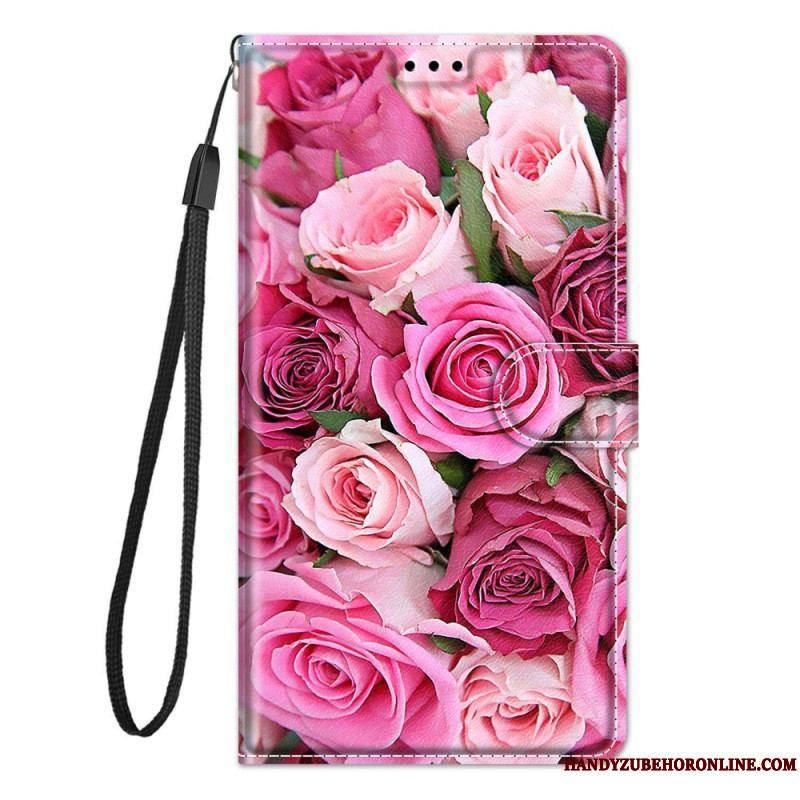 Housse Xiaomi 12 / 12X Florale à Lanière