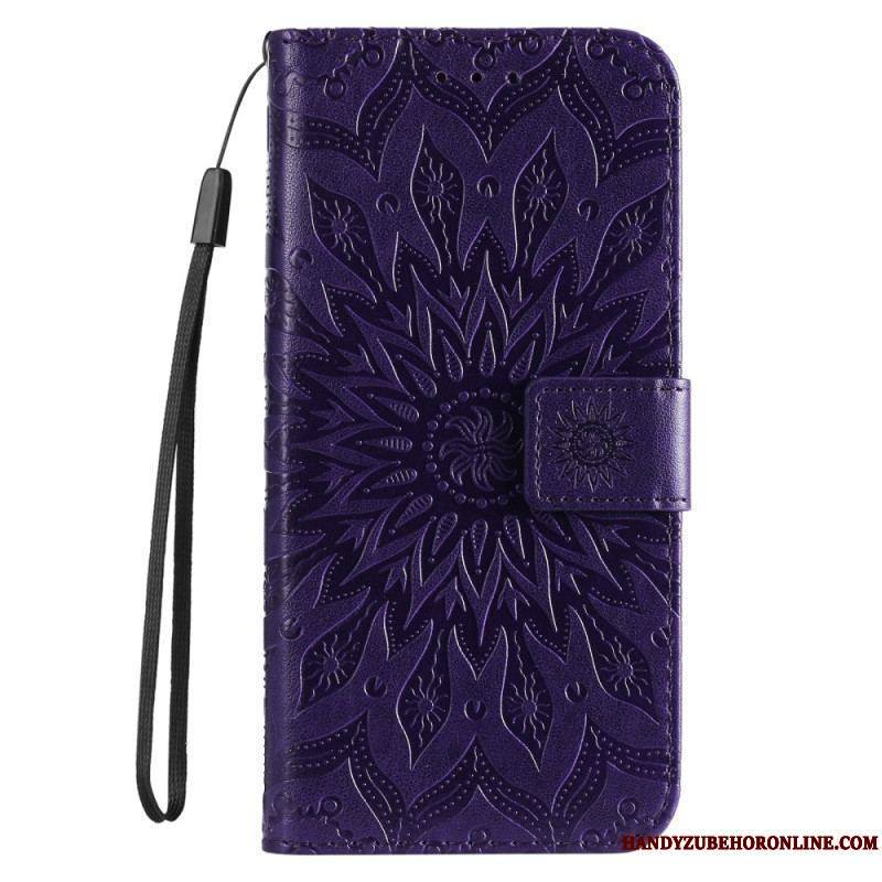 Housse Xiaomi 12 Lite Mandala Soleil avec Lanière