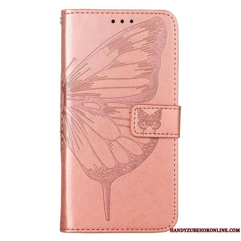 Housse Xiaomi 12 Lite Papillon Design avec Lanière