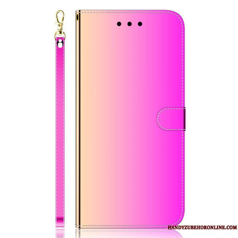 Housse Xiaomi 12 Pro Simili Cuir Couverture Miroir