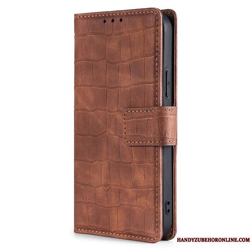 Housse Xiaomi 12 Pro Skin-Touch Crocodile