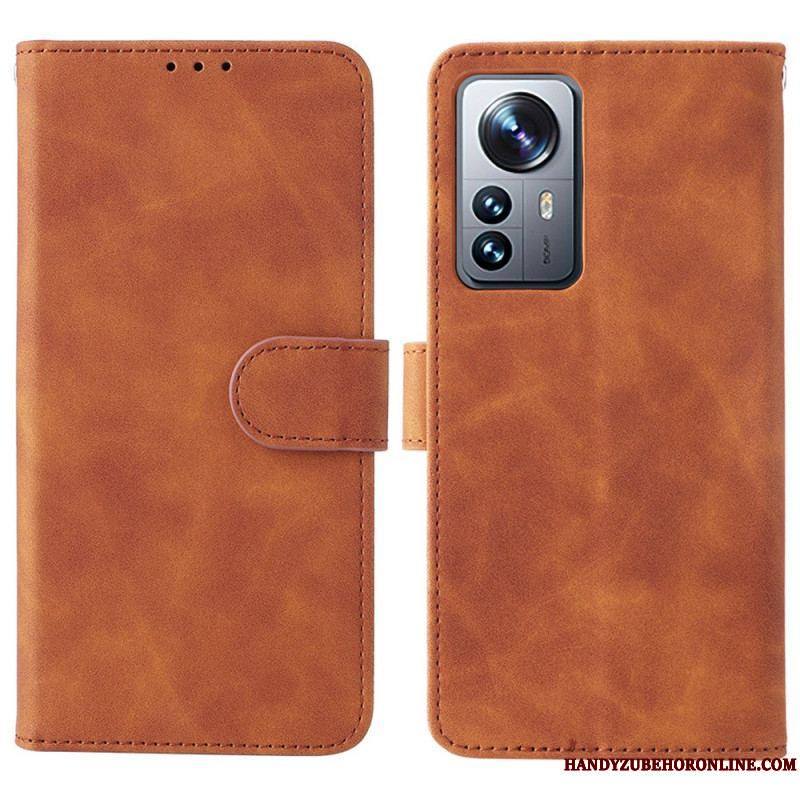 Housse Xiaomi 12 Pro Skin-Touch à Lanière