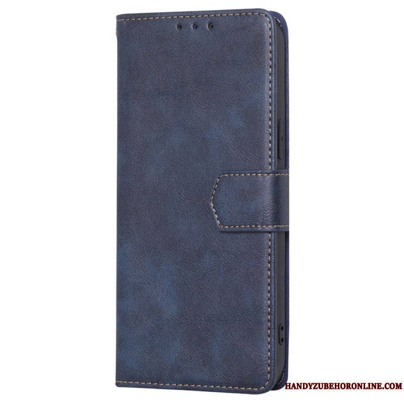 Housse Xiaomi 12T / 12T Pro Effet Cuir Couture