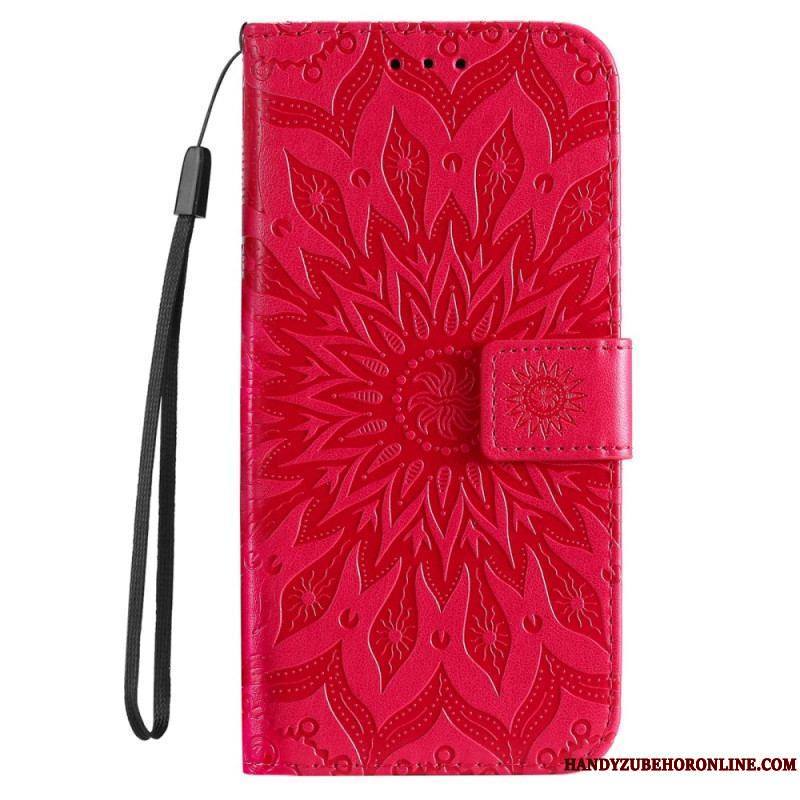 Housse Xiaomi 12T / 12T Pro Mandala Soleil à Lanière