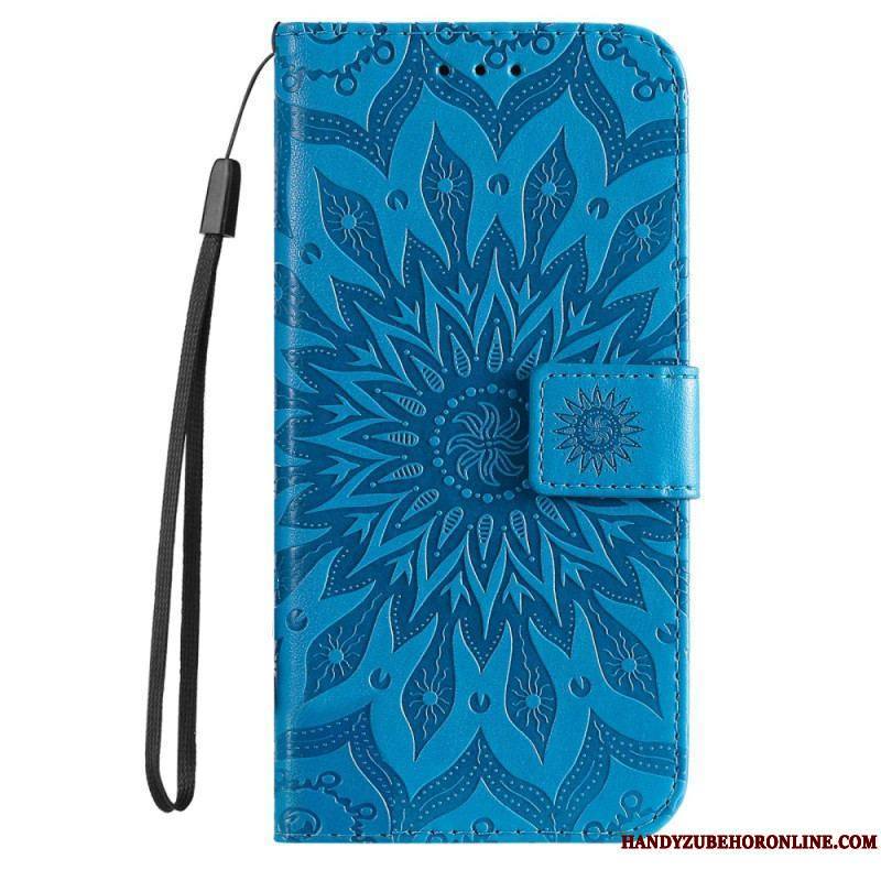 Housse Xiaomi 12T / 12T Pro Mandala Soleil à Lanière
