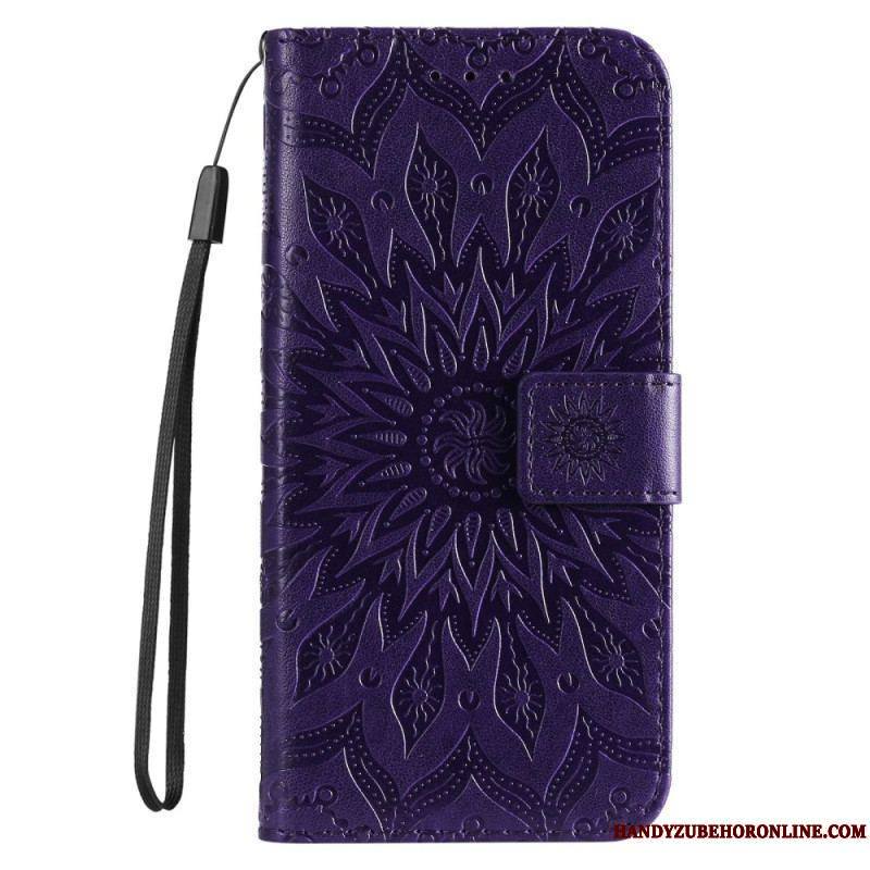 Housse Xiaomi 12T / 12T Pro Mandala Soleil à Lanière
