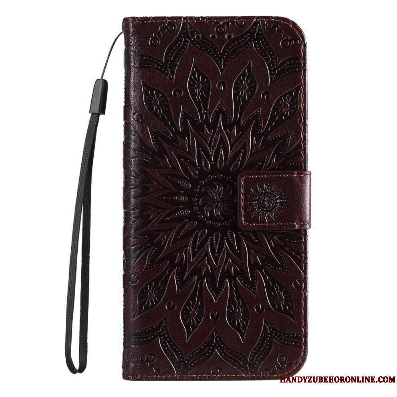 Housse Xiaomi 12T / 12T Pro Mandala Soleil à Lanière