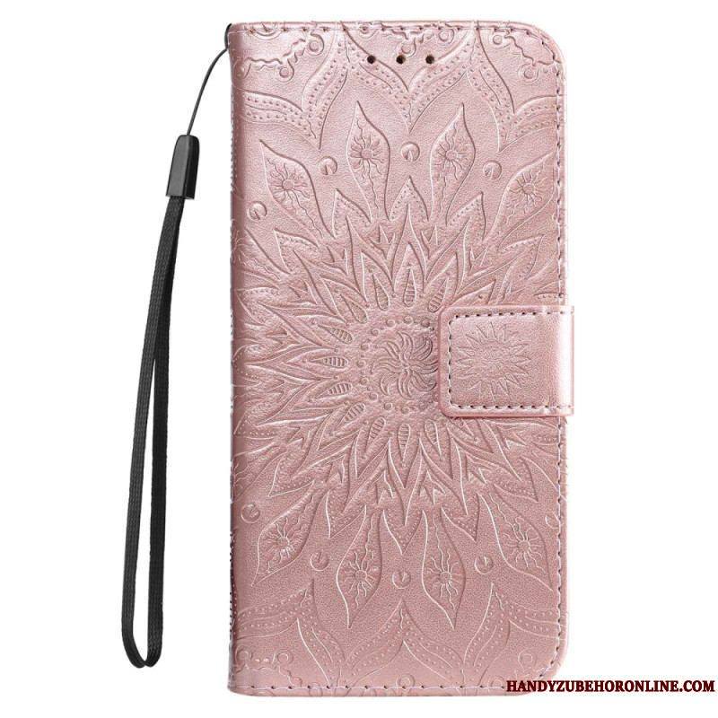 Housse Xiaomi 12T / 12T Pro Mandala Soleil à Lanière
