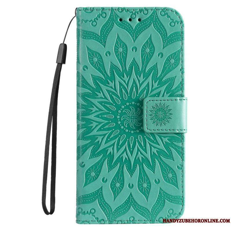 Housse Xiaomi 12T / 12T Pro Mandala Soleil à Lanière
