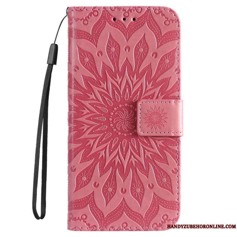 Housse Xiaomi 12T / 12T Pro Mandala Soleil à Lanière