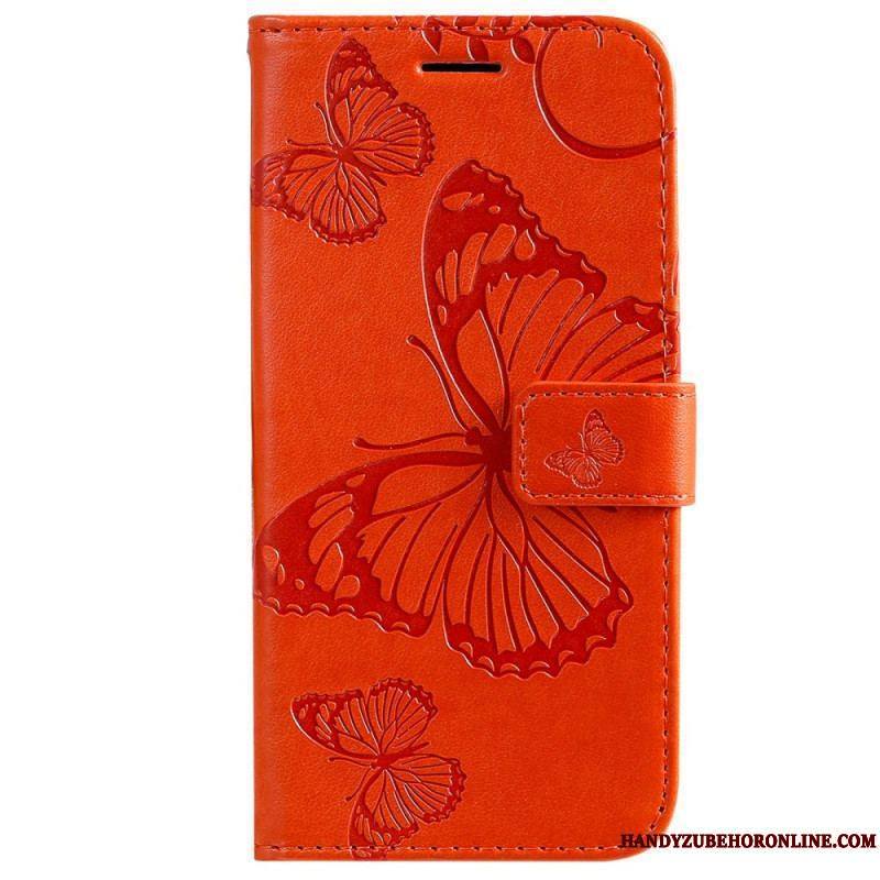Housse Xiaomi 12T / 12T Pro Papillons Géants à Lanière
