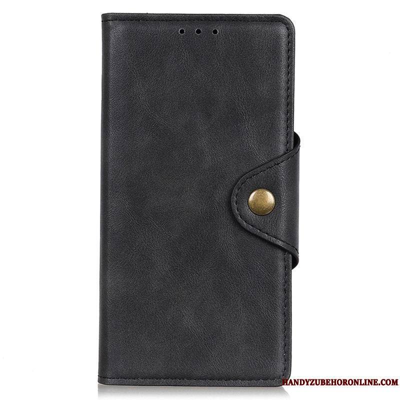 Housse Xiaomi 12T / 12T Pro Simili Cuir Bouton Magnétique