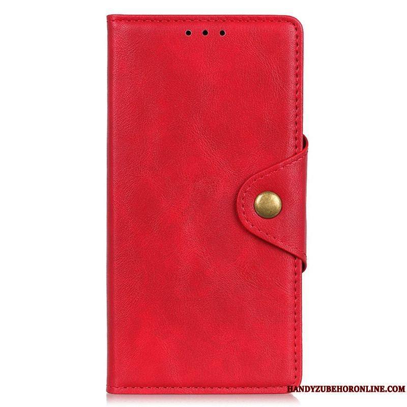 Housse Xiaomi 12T / 12T Pro Simili Cuir Bouton Magnétique