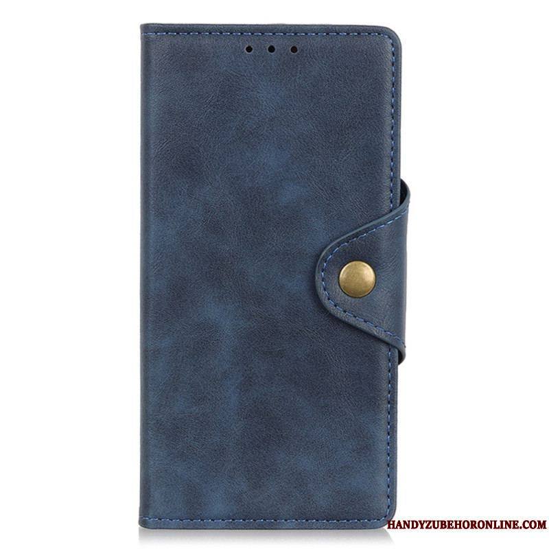 Housse Xiaomi 12T / 12T Pro Simili Cuir Bouton Magnétique