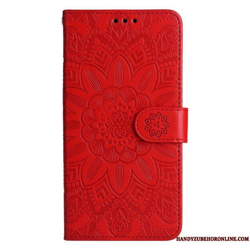 Housse Xiaomi 12T / 12T Pro Tournesol avec Lanière