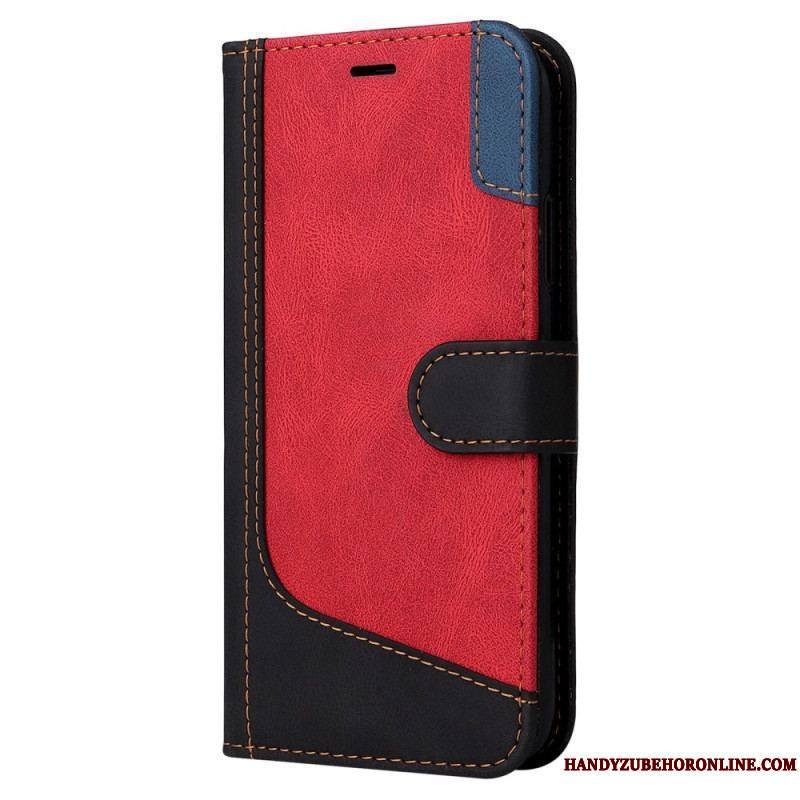 Housse Xiaomi 12T / 12T Pro Tricolore à Lanière