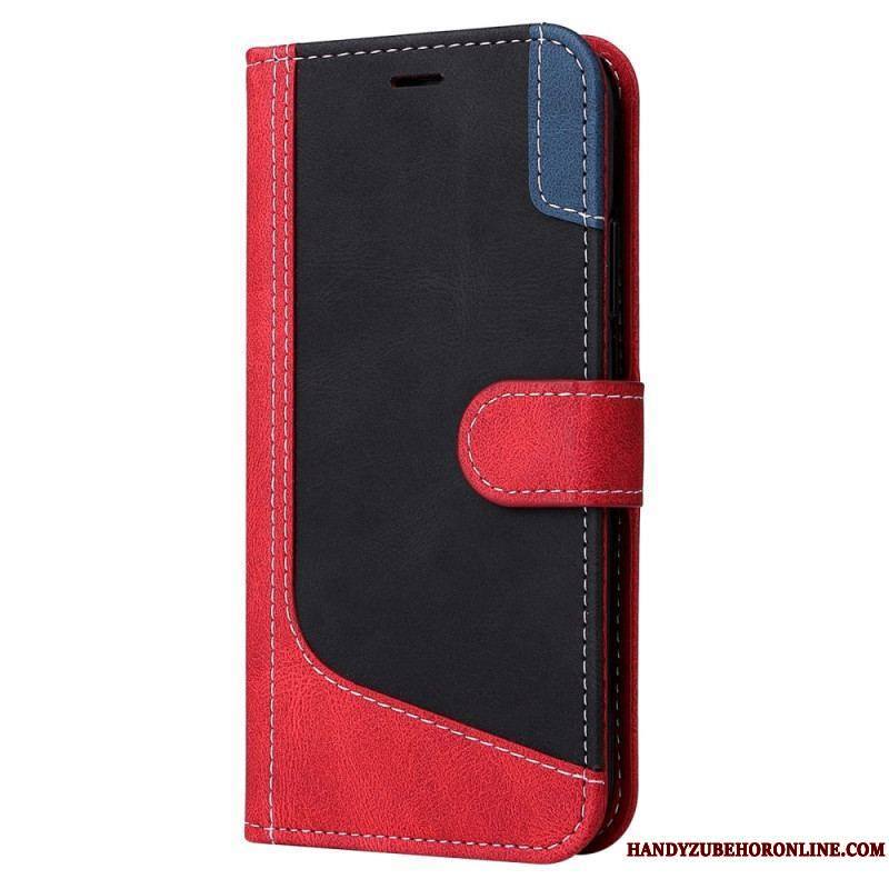 Housse Xiaomi 12T / 12T Pro Tricolore à Lanière
