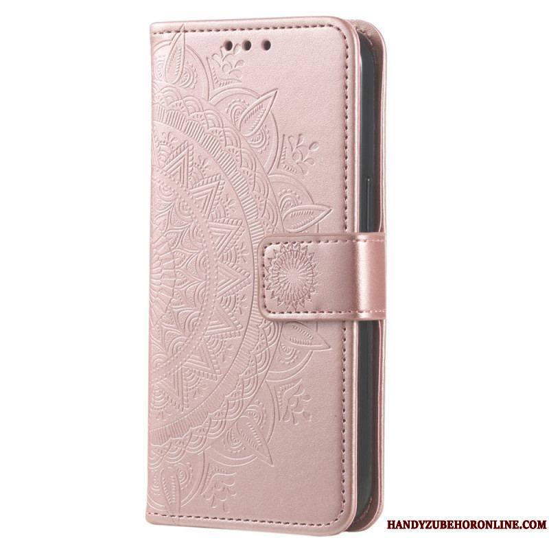 Housse Xiaomi 13 Lite Mandala Soleil avec Lanière