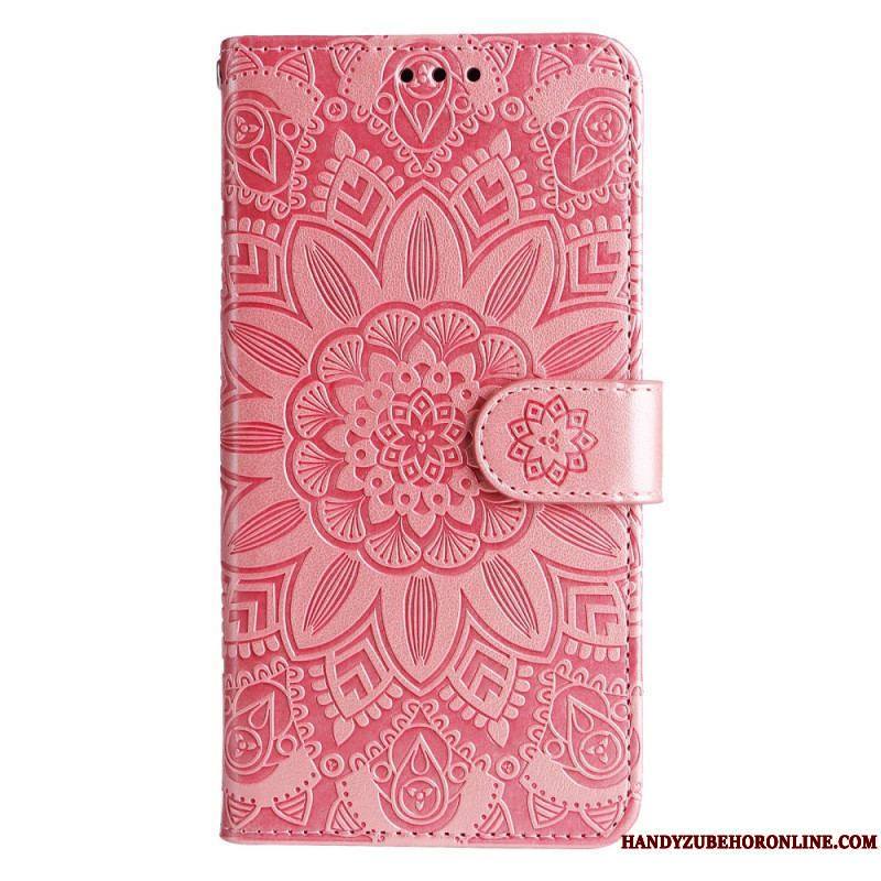 Housse Xiaomi 13 Mandala Soleil avec Lanière