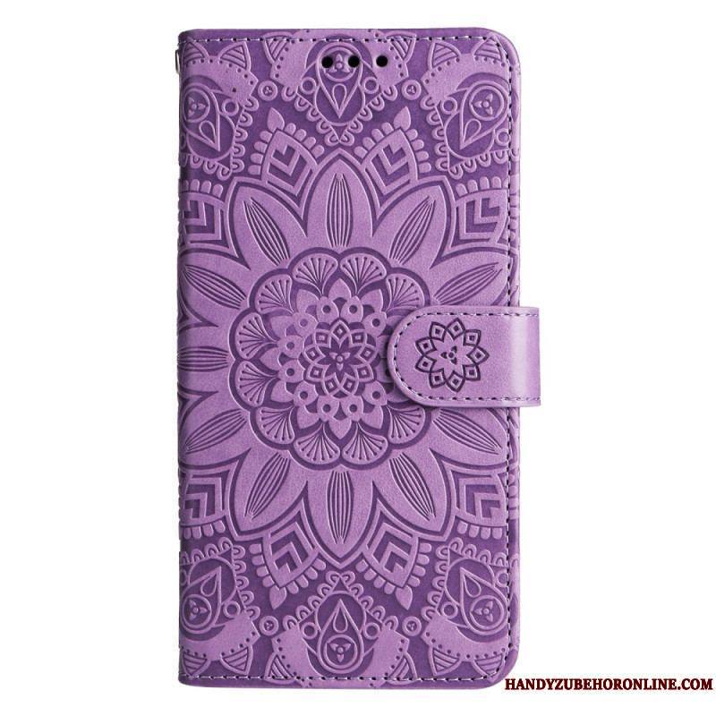 Housse Xiaomi 13 Mandala Soleil avec Lanière