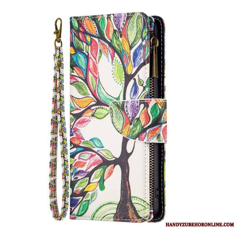 Housse Xiaomi 13 Poche Zippée Arbre