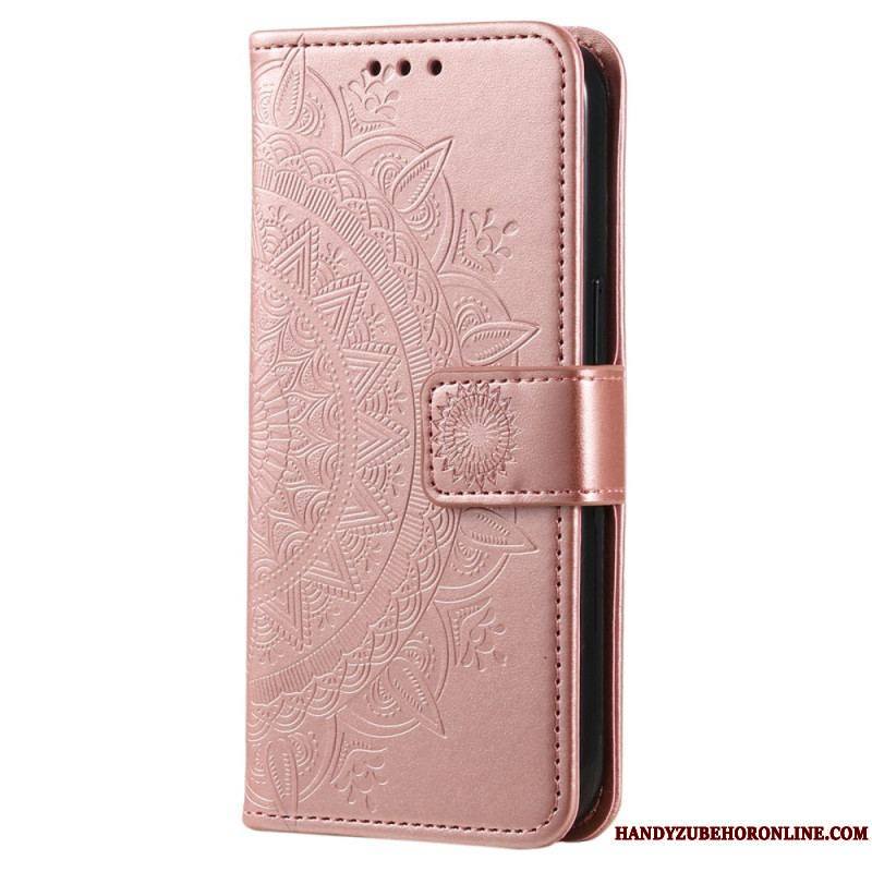 Housse Xiaomi 13 Pro Mandala Soleil avec Lanière