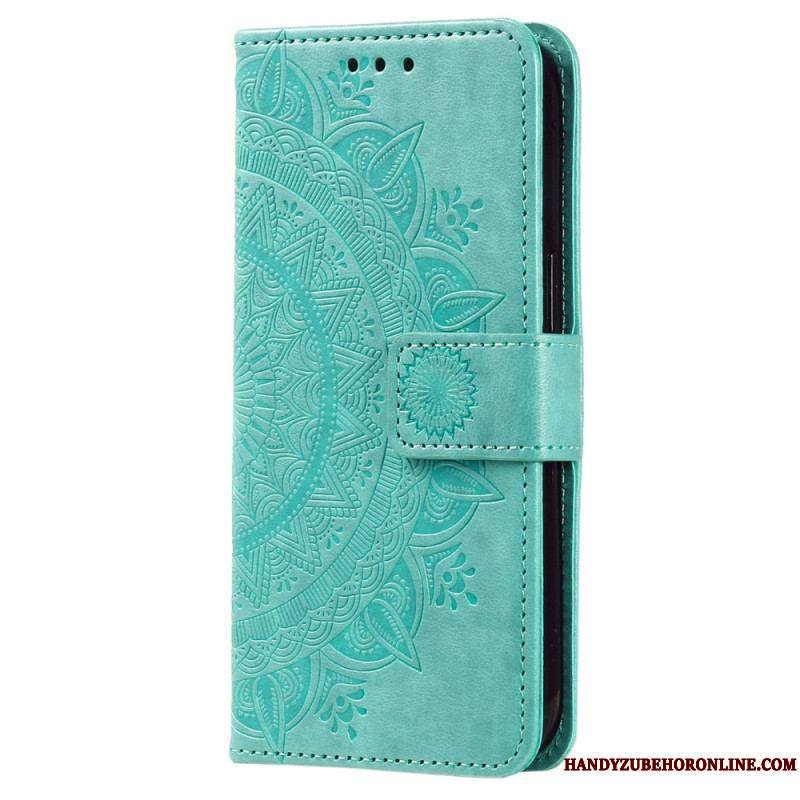 Housse Xiaomi 13 Pro Mandala Soleil avec Lanière