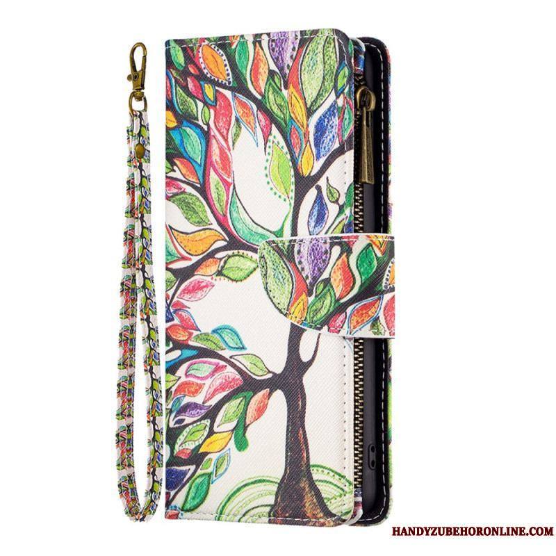 Housse Xiaomi 13 Pro Poche Zippée Arbre
