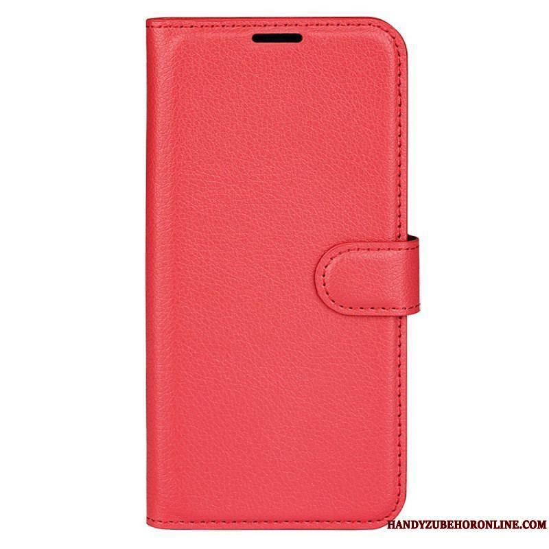 Housse Xiaomi 13 Simili Cuir Litchi Classique